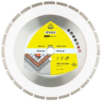 Klingspor Diamanttrennscheibe Dt 350 U, 300 X 2,8 X 25,4mm 21 Segmente 40 X 2,8 X 10mm Klingspor Diamanttrennscheibe Dt 350 U, 300 X 2,8 X 25,4mm 21 Segmente 40 X 2,8 X 10mm