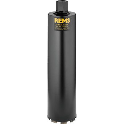 Rems Universal-Diamant-Kernbohrkrone Ø112 X 420mm X Unc 1.1/4 Rems Universal-Diamant-Kernbohrkrone Ø112 X 420mm X Unc 1.1/4