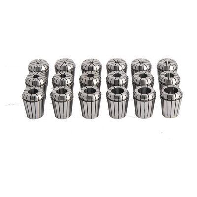 Optimum Spannzangenfutter-Set Iso40/er32 Mit 18 Spannzangen, 2-20mm Optimum Spannzangenfutter-Set Iso40/er32 Mit 18 Spannzangen, 2-20mm