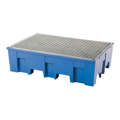 Asecos Auffangwanne Pe 2-Fass Mit Verzinktem Rost 865x1245mm Asecos Auffangwanne Pe 2-Fass Mit Verzinktem Rost 865x1245mm