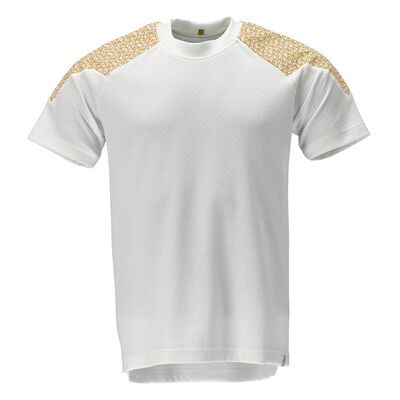 Mascot 20082-933 T-Shirt, Kurzarm, Weiß/currygelb, Xl Mascot 20082-933 T-Shirt, Kurzarm, Weiß/currygelb, Xl