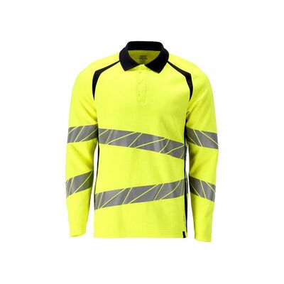 Mascot 21383-327 Polo-Shirt, Langarm, Hi-Vis Gelb/schwarzblau, Xl Mascot 21383-327 Polo-Shirt, Langarm, Hi-Vis Gelb/schwarzblau, Xl