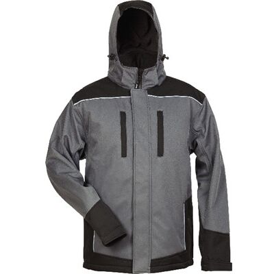 Elysee Softshell-Winterjacke Ajax, Grau/schwarz, Größe S Elysee Softshell-Winterjacke Ajax, Grau/schwarz, Größe S
