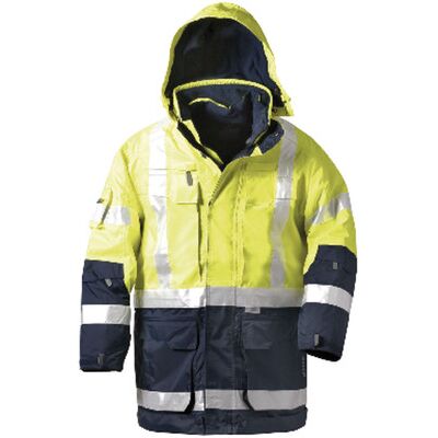Elysee Warnschutz-Parka Jekyll, Warn-Gelb/marine-Blau, Größe 3xl Elysee Warnschutz-Parka Jekyll, Warn-Gelb/marine-Blau, Größe 3xl