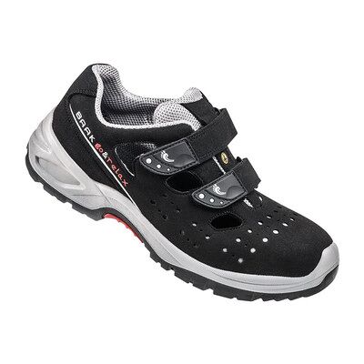 Baak Sicherheitssandale Hardy Industrial 7227, S1p Src Esd, Schwarz/grau, W11, Gr. 44 Baak Sicherheitssandale Hardy Industrial 7227, S1p Src Esd, Schwarz/grau, W11, Gr. 44