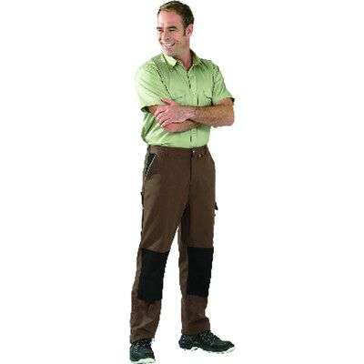 Planam Bundhose 2126 Braun/schwarz, Größe 48 Planam Bundhose 2126 Braun/schwarz, Größe 48