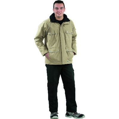 Planam Winterjacke 2195 Khaki/schwarz, Größe 4xl Planam Winterjacke 2195 Khaki/schwarz, Größe 4xl