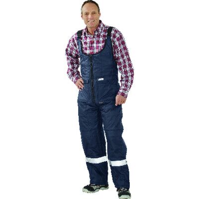 Planam Wetter- Und Kälteschutz-Latzhose Kühlhaus 5133 Marine/kornblau, Größe S Planam Wetter- Und Kälteschutz-Latzhose Kühlhaus 5133 Marine/kornblau, Größe S