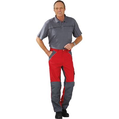 Planam Bundhose 2517 Rot/schiefer, Größe 110 Planam Bundhose 2517 Rot/schiefer, Größe 110