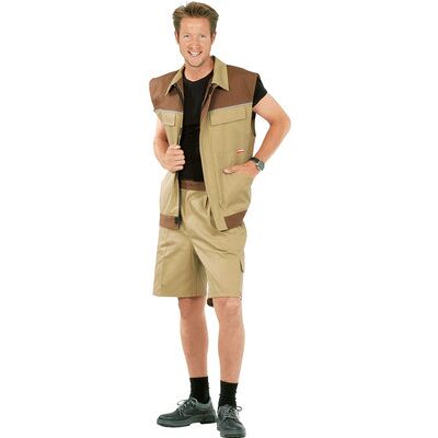 Planam Arbeitsweste 2364 Khaki/braun/zink, Größe 2xl Planam Arbeitsweste 2364 Khaki/braun/zink, Größe 2xl