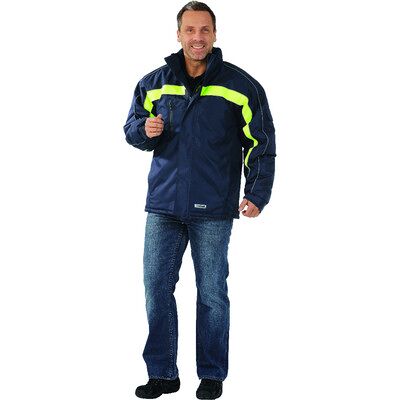 Planam Winterjacke 3602 Marine/gelb, Größe 3xl Planam Winterjacke 3602 Marine/gelb, Größe 3xl