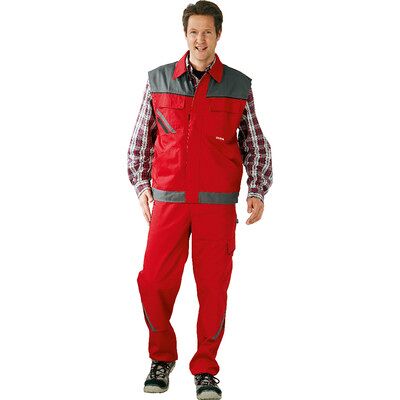 Planam Arbeitsweste 2366 Rot/schiefer/schwarz, Größe M Planam Arbeitsweste 2366 Rot/schiefer/schwarz, Größe M
