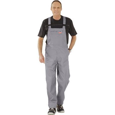 Planam Latzhose 0835 Grau, Größe 64 Planam Latzhose 0835 Grau, Größe 64
