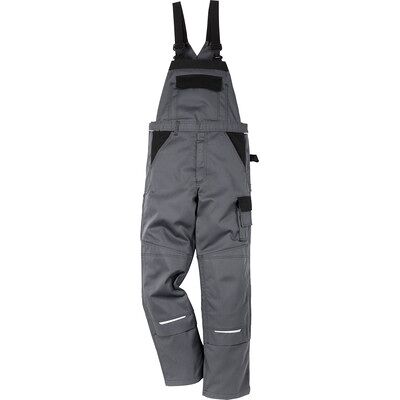 Kansas Latzhose Icon Two 1009 Luxe, Grau/schwarz, Größe C152 Kansas Latzhose Icon Two 1009 Luxe, Grau/schwarz, Größe C152