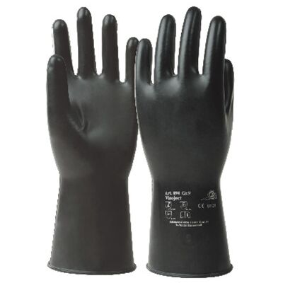Kcl Chemikalienschutzhandschuh Vitoject® 890, Kat. Iii, Schwarz, Größe 9 Kcl Chemikalienschutzhandschuh Vitoject® 890, Kat. Iii, Schwarz, Größe 9
