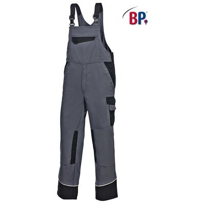 Bp Latzhose 1608 559 Dunkelgrau/schwarz, Größe 64n Bp Latzhose 1608 559 Dunkelgrau/schwarz, Größe 64n
