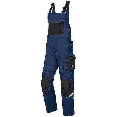 Bp Berufslatzhose 1979 570, Nachtblau/schwarz, Größe 58n Bp Berufslatzhose 1979 570, Nachtblau/schwarz, Größe 58n