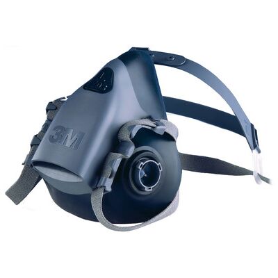 3m Halbmaske 7502, Einstellbare Bebänderung, Größe M 3m Halbmaske 7502, Einstellbare Bebänderung, Größe M