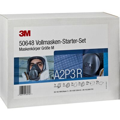 3m Vollmasken-Set 50648, A2 P3 R 3m Vollmasken-Set 50648, A2 P3 R