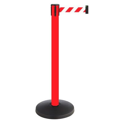 RS PRO Absperrpfosten - 3m Diagonal Rot-Weiß RS PRO Absperrpfosten - 3m Diagonal Rot-Weiß
