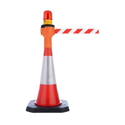 Rs Leitkegelaufsatz Orange, Gurt Gelb/schwarz Diagonal Gestreift 9m Rs Leitkegelaufsatz Orange, Gurt Gelb/schwarz Diagonal Gestreift 9m