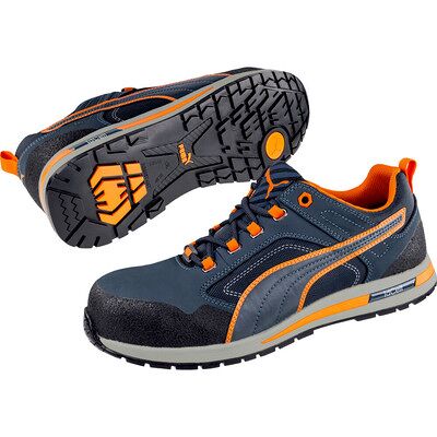 Puma Safety Crosstwist Low S3s Fo Hro Sr, Blau/orange, 47 Puma Safety Crosstwist Low S3s Fo Hro Sr, Blau/orange, 47