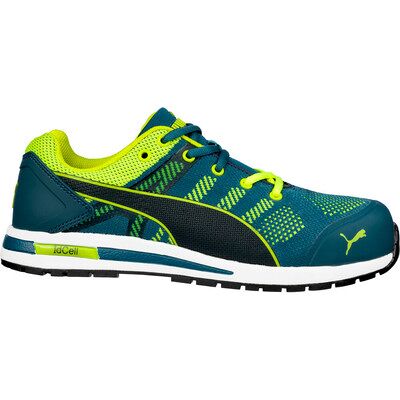 Puma Safety Elevate Knit Green Low S1ps Esd Fo Hro Sr, Blau/grün, 43 Puma Safety Elevate Knit Green Low S1ps Esd Fo Hro Sr, Blau/grün, 43