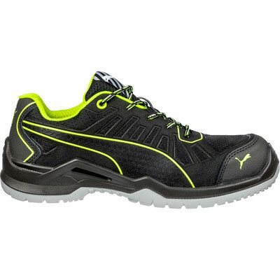 Puma Safety Fuse Tc Green Low S1ps Esd Fo Sr, Schwarz/grün, 47 Puma Safety Fuse Tc Green Low S1ps Esd Fo Sr, Schwarz/grün, 47