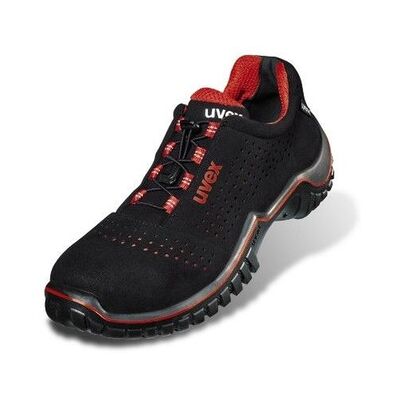 Uvex Sicherheitshalbschuh Motion Style 6998/8, S1 Src Esd, Schwarz/rot, W11, Größe 39 Uvex Sicherheitshalbschuh Motion Style 6998/8, S1 Src Esd, Schwarz/rot, W11, Größe 39