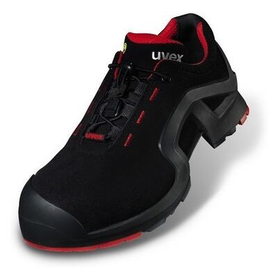 Uvex Sicherheitshalbschuh X-Tended Support 8516/2, S3 Src Esd, Schwarz/rot, W11, 38 Uvex Sicherheitshalbschuh X-Tended Support 8516/2, S3 Src Esd, Schwarz/rot, W11, 38