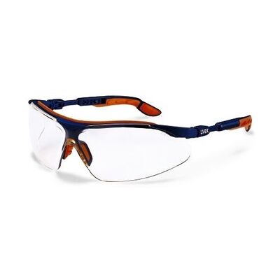 Uvex Schutzbrille I-Vo Farblos 2-1,2 Supravision Excellence Blau/orange Uvex Schutzbrille I-Vo Farblos 2-1,2 Supravision Excellence Blau/orange
