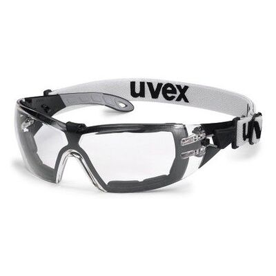 Uvex Schutzbrille Pheos S Guard Farblos Supravision Extreme Schwarz/grau Uvex Schutzbrille Pheos S Guard Farblos Supravision Extreme Schwarz/grau