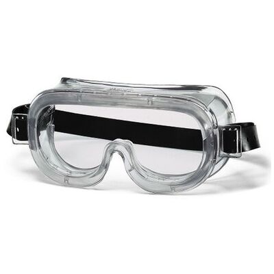 Uvex Schutzbrille 9305 Ca Farblos Af Transparent Schw. Gummikb. Uvex Schutzbrille 9305 Ca Farblos Af Transparent Schw. Gummikb.