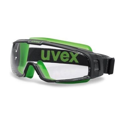 Uvex Schutzbrille U-Sonic Farblos Supravision Excellence Grau/lime Uvex Schutzbrille U-Sonic Farblos Supravision Excellence Grau/lime