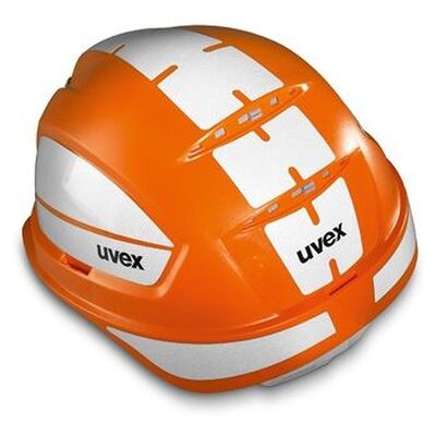 Uvex Schutzhelm Pheos B Mit Lüftung Reflexset, Orange Uvex Schutzhelm Pheos B Mit Lüftung Reflexset, Orange