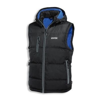 Uvex Thermo-Steppweste 9892, Schwarz/blau, Größe 4xl Uvex Thermo-Steppweste 9892, Schwarz/blau, Größe 4xl
