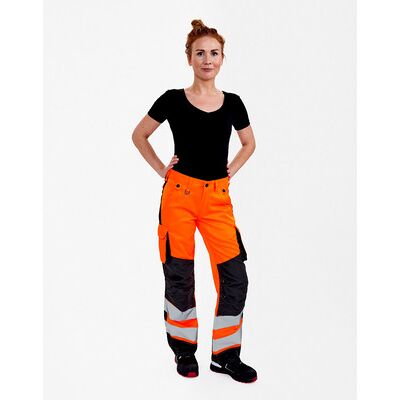 Engel Safety Light Damenhose, Orange/anthrazit Grau, Gr. 46 Engel Safety Light Damenhose, Orange/anthrazit Grau, Gr. 46