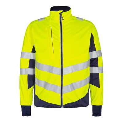 Engel Safety Softshelljacke, Gelb/blue Ink, Gr. M Engel Safety Softshelljacke, Gelb/blue Ink, Gr. M