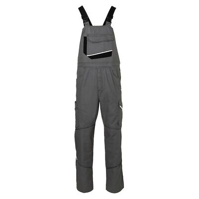 Kübler Iconiq Cotton Latzhose 3140 1301, Anthrazit/schwarz, Größe 42 Kübler Iconiq Cotton Latzhose 3140 1301, Anthrazit/schwarz, Größe 42