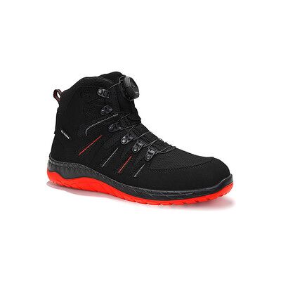 Elten Maddox Boa Black-Red Mid ESD S3 Sicherheitsschuhe Elten Maddox Boa Black-Red Mid ESD S3 Sicherheitsschuhe