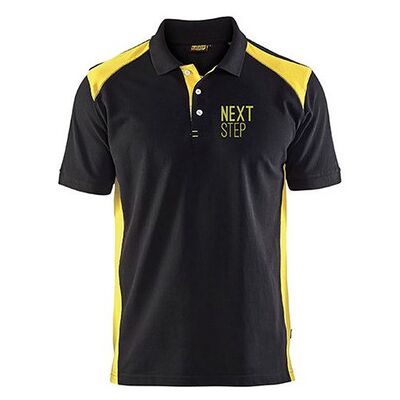 Atlas Profi Polo-Shirt Schwarz/gelb, Größe 2xl Atlas Profi Polo-Shirt Schwarz/gelb, Größe 2xl