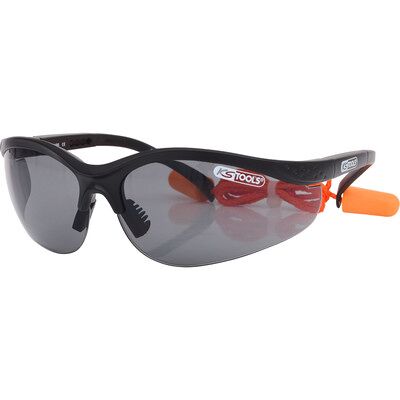 Kstools Schutzbrille-Schwarz, Mit Ohrstöpsel Kstools Schutzbrille-Schwarz, Mit Ohrstöpsel