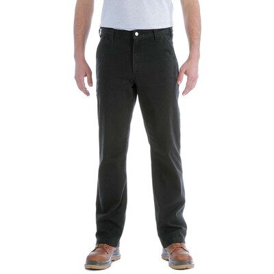 Carhartt Herren Stretch Latzhose, Gerade, Stretch Duck Dungaree, Schwarz, Größe W30/l30 Carhartt Herren Stretch Latzhose, Gerade, Stretch Duck Dungaree, Schwarz, Größe W30/l30