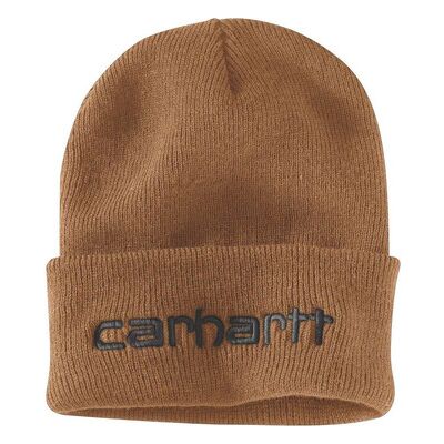 Carhartt Rippstrickmütze Teller Hat, Braun Carhartt Rippstrickmütze Teller Hat, Braun