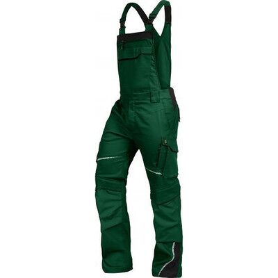 Leibwächter Latzhose-Flex-Line Grün/schwarz, Größe 29 Leibwächter Latzhose-Flex-Line Grün/schwarz, Größe 29