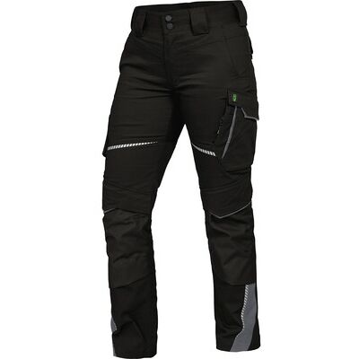 Leibwächter Damen-Bundhose-Flex-Line Schwarz-Weiß/grau, Größe 42 Leibwächter Damen-Bundhose-Flex-Line Schwarz-Weiß/grau, Größe 42