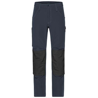 James & Nicholson Workwear Arbeitshose 4-Way Stretch Jn1813, Carbon, Größe 62 James & Nicholson Workwear Arbeitshose 4-Way Stretch Jn1813, Carbon, Größe 62