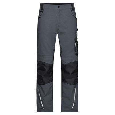 James & Nicholson Workwear Bundhose Cordura® Jn832, Carbon/schwarz, Größe 54 James & Nicholson Workwear Bundhose Cordura® Jn832, Carbon/schwarz, Größe 54