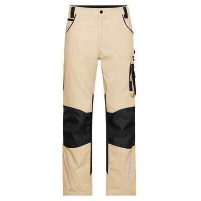 James & Nicholson Workwear Bundhose Cordura® Jn832, Stein-Grau/schwarz, Größe 44 James & Nicholson Workwear Bundhose Cordura® Jn832, Stein-Grau/schwarz, Größe 44