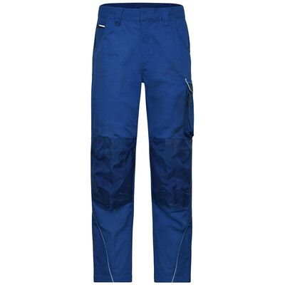 James & Nicholson Workwear Arbeitshose Materialmix Jn878, Dunkel-Königs-Blau, Größe 48 James & Nicholson Workwear Arbeitshose Materialmix Jn878, Dunkel-Königs-Blau, Größe 48